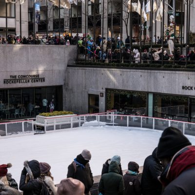 New York City Rockefeller Center Eisbahn
