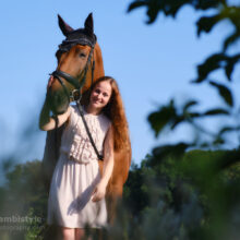 Fotoshooting mit Linda und Pferd Kanak