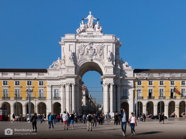 Lissabon Triumphbogen Rua Augusta
