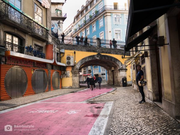Lissabon Rosa Straße