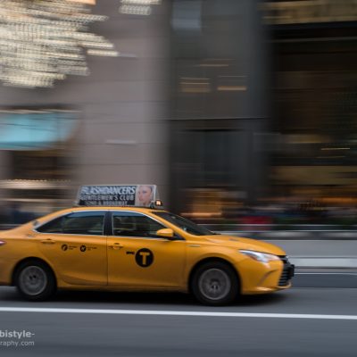 New York City 5th Avenue Taxi