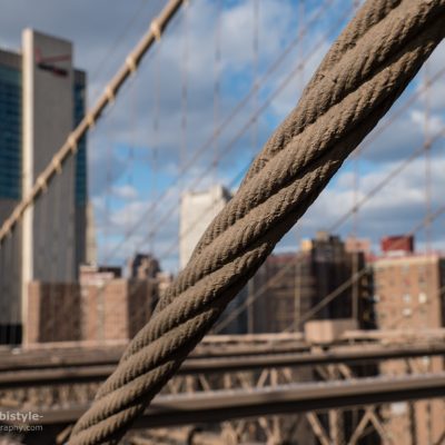 New York City Brooklyn Bridge Seil