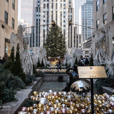 New York City Rockefeller Center Weihnachtsbaum