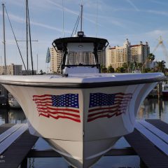 Florida Boot mit Flagge USA