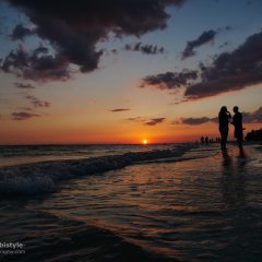 Florida Ft. Myers Beach Sonnenuntergang
