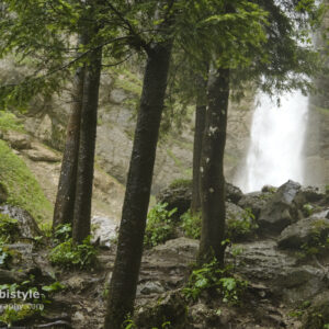 Appenzeller Land Schweiz Reisen Wasserfall